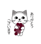 ネコ ＆ ワイン Stickers_cat ＆ red wine（個別スタンプ：2）