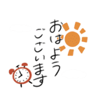 冬・正月文字メインスタンプ/手書き（個別スタンプ：35）