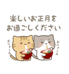 ねこたち★年末年始(再販)（個別スタンプ：17）