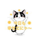 にゃんこの幸せ言葉（個別スタンプ：14）