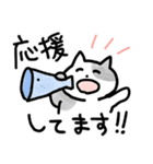 応援ねこスタンプ（個別スタンプ：1）