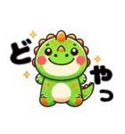 きょうりゅうの毎日：日常会話＆挨拶冬ver.（個別スタンプ：5）
