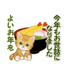 キラキラおめめの子猫 年末年始＆招福の言葉（個別スタンプ：9）