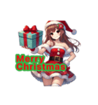 MerryChristmas  Xmas サンタクロース（個別スタンプ：1）