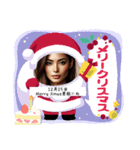 綺麗な女性を書いてLINEスタンプに.yamami（個別スタンプ：2）