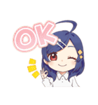 燕市公式キャラ！桜咲ユメちゃん（個別スタンプ：1）