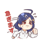 燕市公式キャラ！桜咲ユメちゃん（個別スタンプ：21）