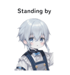 全て同じセリフ【Standing by】  1（個別スタンプ：5）