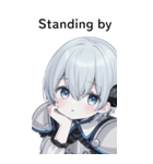 全て同じセリフ【Standing by】  1（個別スタンプ：23）