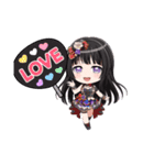 清楚な黒髪少女りんちゃん（個別スタンプ：20）