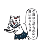 志保ちゃん(無理矢理二足歩行猫)2（個別スタンプ：16）