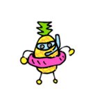 真夏のパイナポー（個別スタンプ：9）