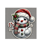 雪だるま感情スタンプ大人気！（個別スタンプ：2）