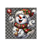 雪だるま感情スタンプ大人気！（個別スタンプ：7）