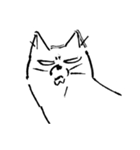 他人顔ねこ（個別スタンプ：1）