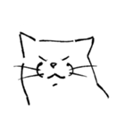 他人顔ねこ（個別スタンプ：6）
