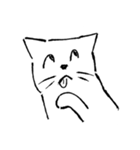 他人顔ねこ（個別スタンプ：9）