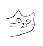 他人顔ねこ（個別スタンプ：11）