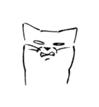 他人顔ねこ（個別スタンプ：12）