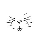 他人顔ねこ（個別スタンプ：18）