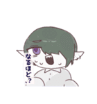 ギザ歯みどりくん（個別スタンプ：2）