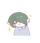 ギザ歯みどりくん（個別スタンプ：10）