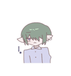 ギザ歯みどりくん（個別スタンプ：11）