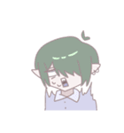 ギザ歯みどりくん（個別スタンプ：13）