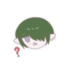 ギザ歯みどりくん（個別スタンプ：21）