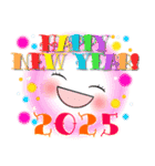 年賀☆新年に☆Smile＆Smile！2025NewYear！！（個別スタンプ：3）