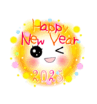 年賀☆新年に☆Smile＆Smile！2025NewYear！！（個別スタンプ：7）