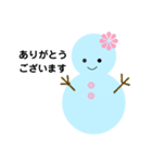 雪だるまのパレード4（個別スタンプ：9）