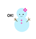 雪だるまのパレード4（個別スタンプ：15）