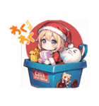 AI イラスト愛 美少女 21（個別スタンプ：16）