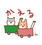 コーギーと柴犬。（個別スタンプ：39）