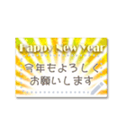 書き込める♥はでかわ年賀状 へび年＆more（個別スタンプ：13）