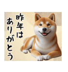 柴犬のあけおめスタンプ（個別スタンプ：20）