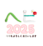 あみぐるみ巳 お正月2025（個別スタンプ：10）