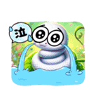 金運UP白のへび子さん③。（個別スタンプ：7）