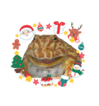 クリスマス＆お正月のカエルちゃんたち（個別スタンプ：6）