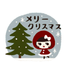 飛び出す★レトロ風味のクリスマス＆お正月（個別スタンプ：6）