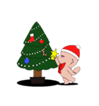 メリークリスマス・カケミ（個別スタンプ：1）