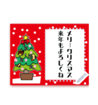 書き込める！年賀ハガキ＆Xmasカード（個別スタンプ：16）