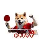 柴犬太の日常会話【卓球部】（個別スタンプ：3）