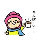 ラグビー大好き♫ラガールちゃんの冬（個別スタンプ：30）