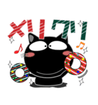 黒猫★お正月とクリスマス（個別スタンプ：18）