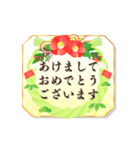 動く★毎年使える大人な年賀スタンプ（個別スタンプ：3）