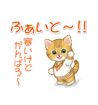 冬のキラキラおめめの子猫ちゃん（個別スタンプ：25）