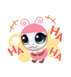 金運UP白のへび子さん④。（個別スタンプ：8）