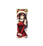 クリスマスの女の子スタンプ♫毎年・文字無（個別スタンプ：15）